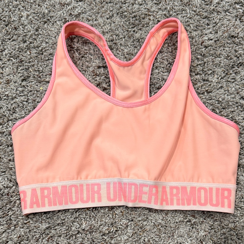 Under Armour Coral Sports Bra